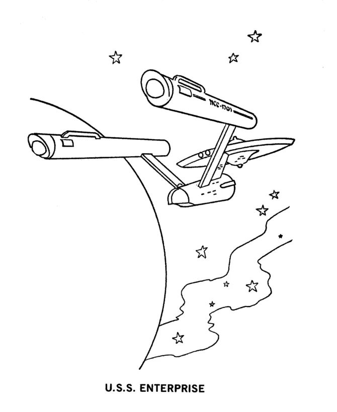 OCT 23. coloriage star trek 70261