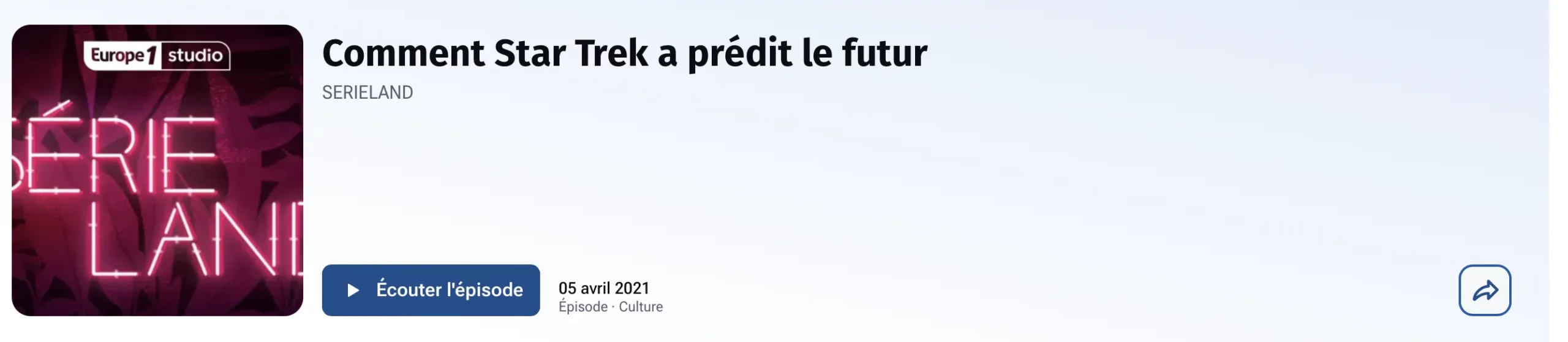 podcast europe 1 star trek